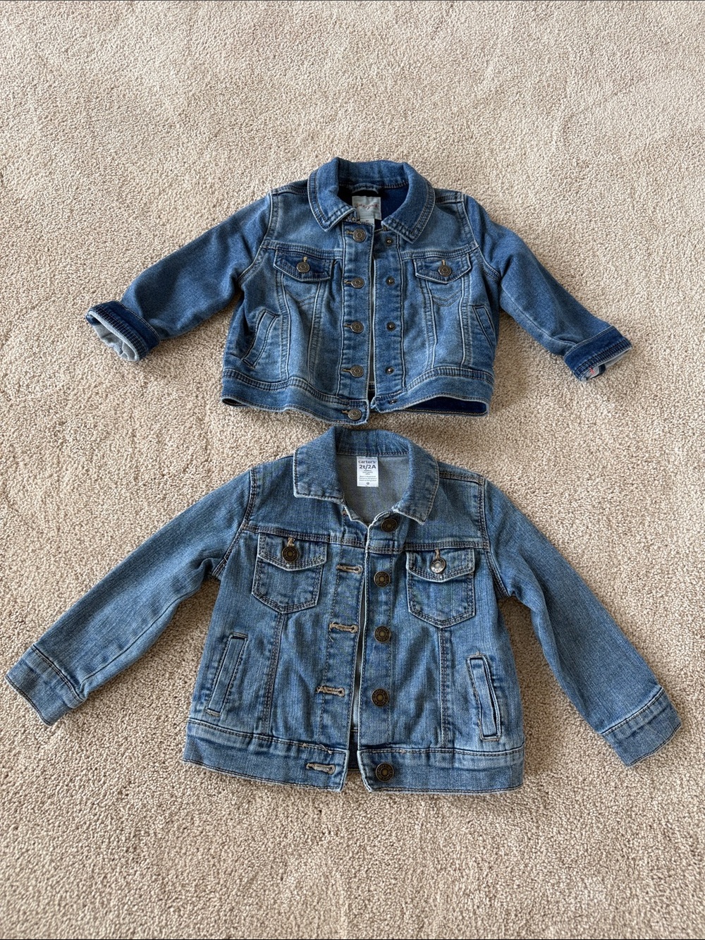 2T Blue Denim Jean Jackets - 2